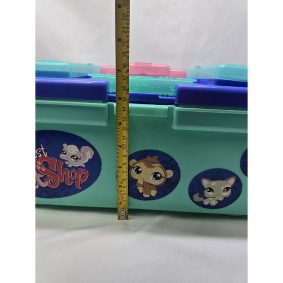 Littlest Pet Shop Blue Carry Storage Case Tackle Box- NO LATCH- Read Description - Picture 14 of 15